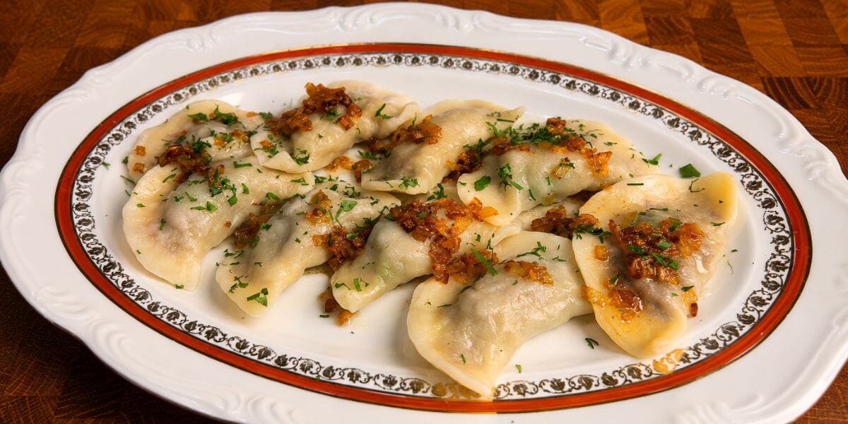Pierogi z farszem wołowym